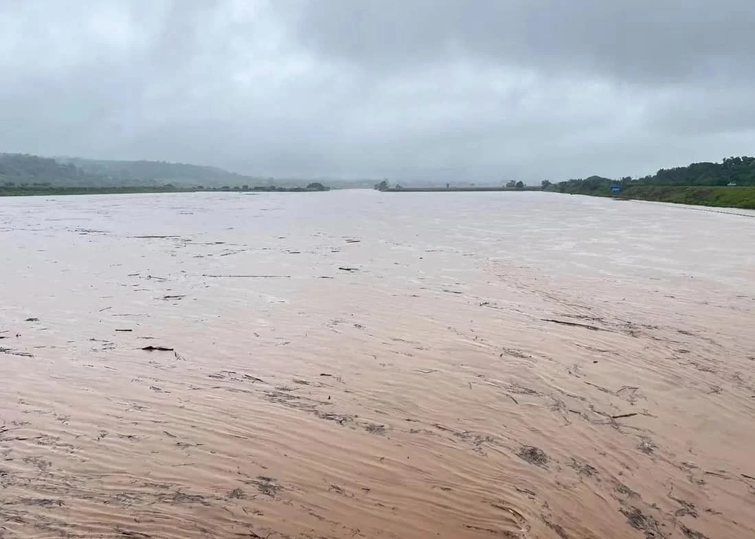 ภาพจาก กรมชลประทาน สถานการณ์น้ำท่วมพื้นที่ภาคเหนือ 22 สิงหาคม 2567 