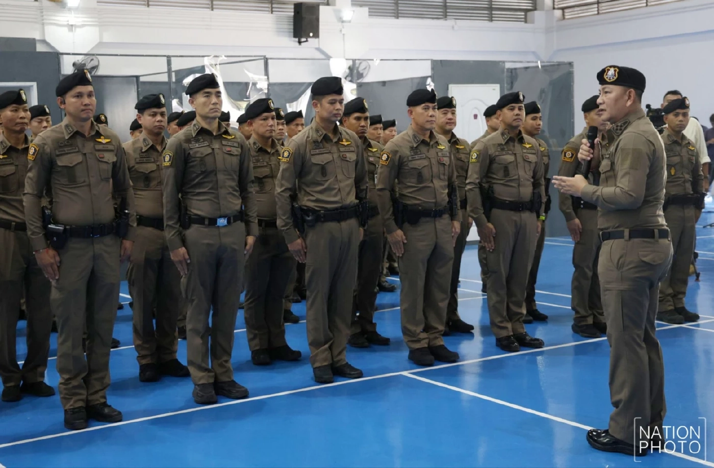 "บิ๊กต่าย" ติวเข้มยุทธวิธีงานป้องกันปราบปราม