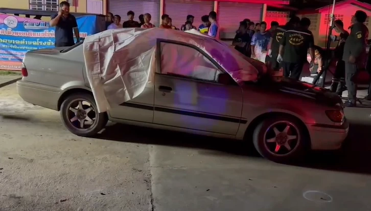 ครูหนุ่มคลั่งง้อเมียไม่สำเร็จ รัวกระสุนใส่เมียเสียชีวิตพร้อมพ่อตาคาวัด