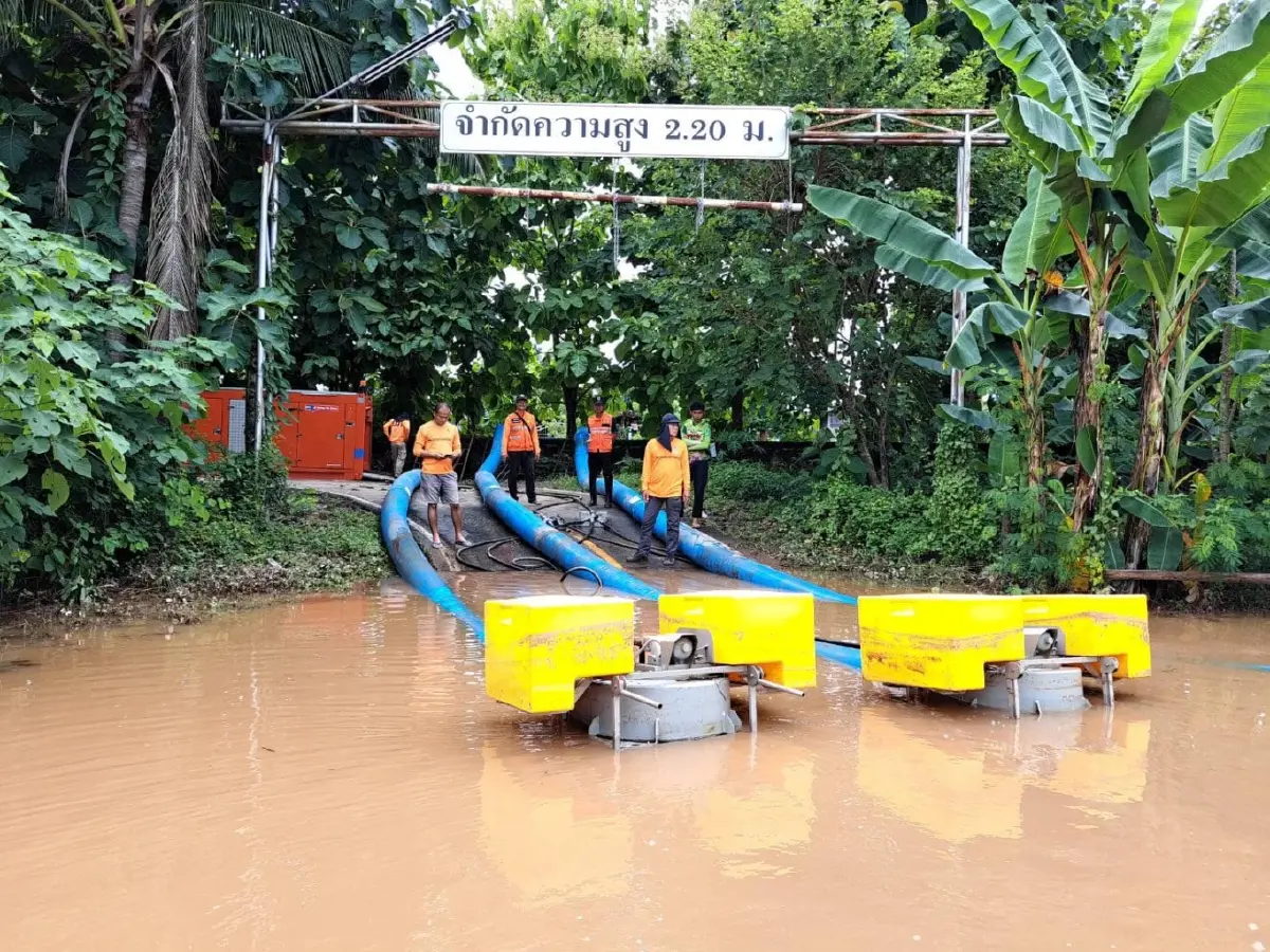 ปภ. สรุปสถานการณ์น้ำท่วม 5 จังหวัด หลายพื้นที่ยังอ่วม เร่งระบายน้ำเต็มกำลัง