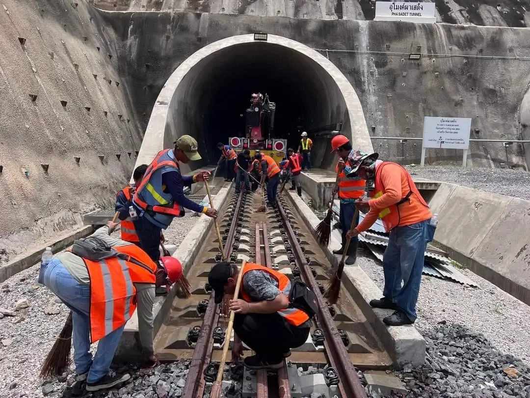 การรถไฟฯ เลื่อนเปิดเดินรถเข้าอุโมงค์ผาเสด็จ-หินลับ