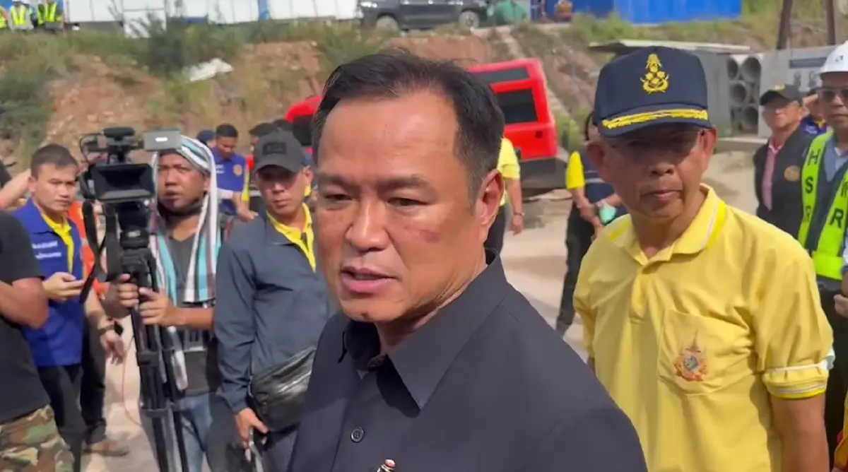 "อนุทิน" ยันผู้ประสบภัยอุโมงค์รถไฟฯถล่ม พบรายแรกเสียชีวิต 3-5 วัน