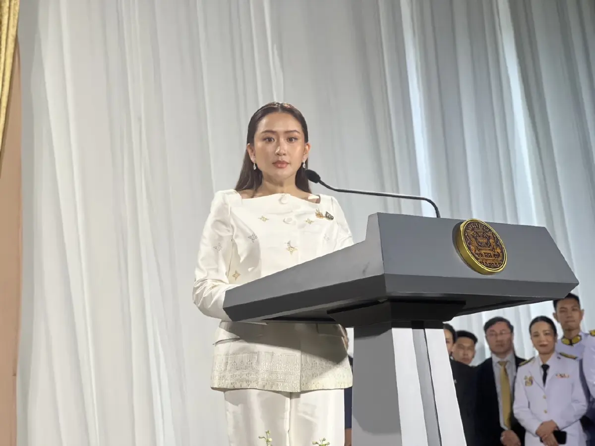นางสาวแพทองธาร ชินวัตร นายกรัฐมนตรี