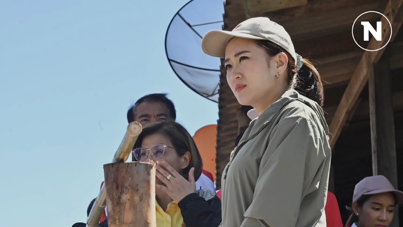 น.ส.แพทองธาร ชินวัตร นายกรัฐมนตรี ตรวจสถานการณ์น้ำท่วมที่สุโขทัย