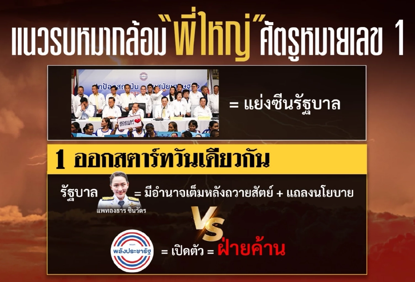 “อุ๊งอิ๊ง” ไม่อ้อมค้อม ตั้งป้อม...สู้ป้อม ศัตรูหมายเลข 1  