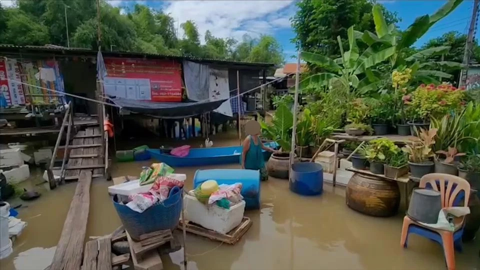 อยุธยาน้ำมาแล้ว หลังเขื่อนเจ้าพระยา เร่งระบายน้ำอย่างต่อเนื่อง