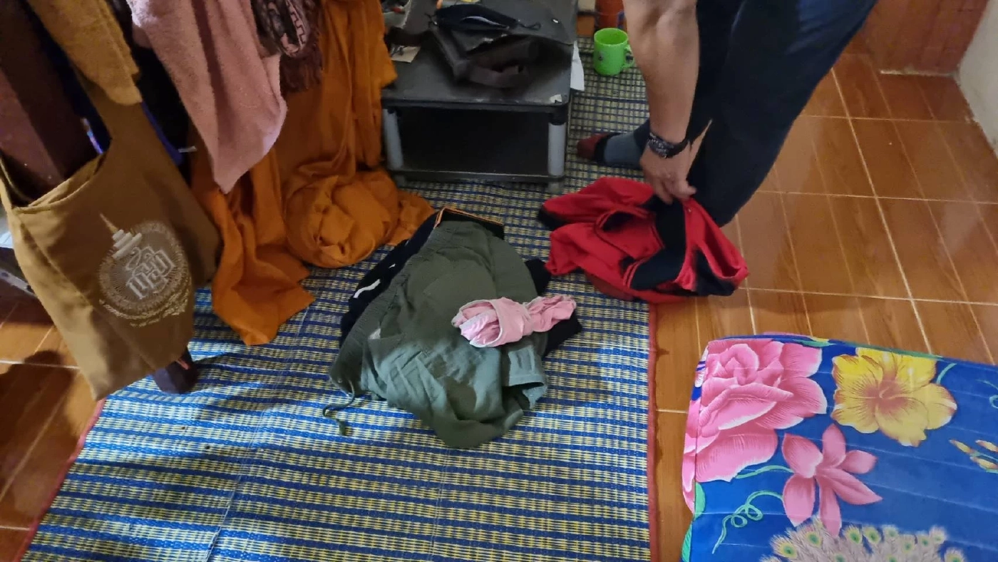 พระส่งคลิปเย้ยมีชู้เมียโยม ค้นกุฏิเจอ กกน.สาวซุกกองจีวร กินเหล้า-มั่วยา