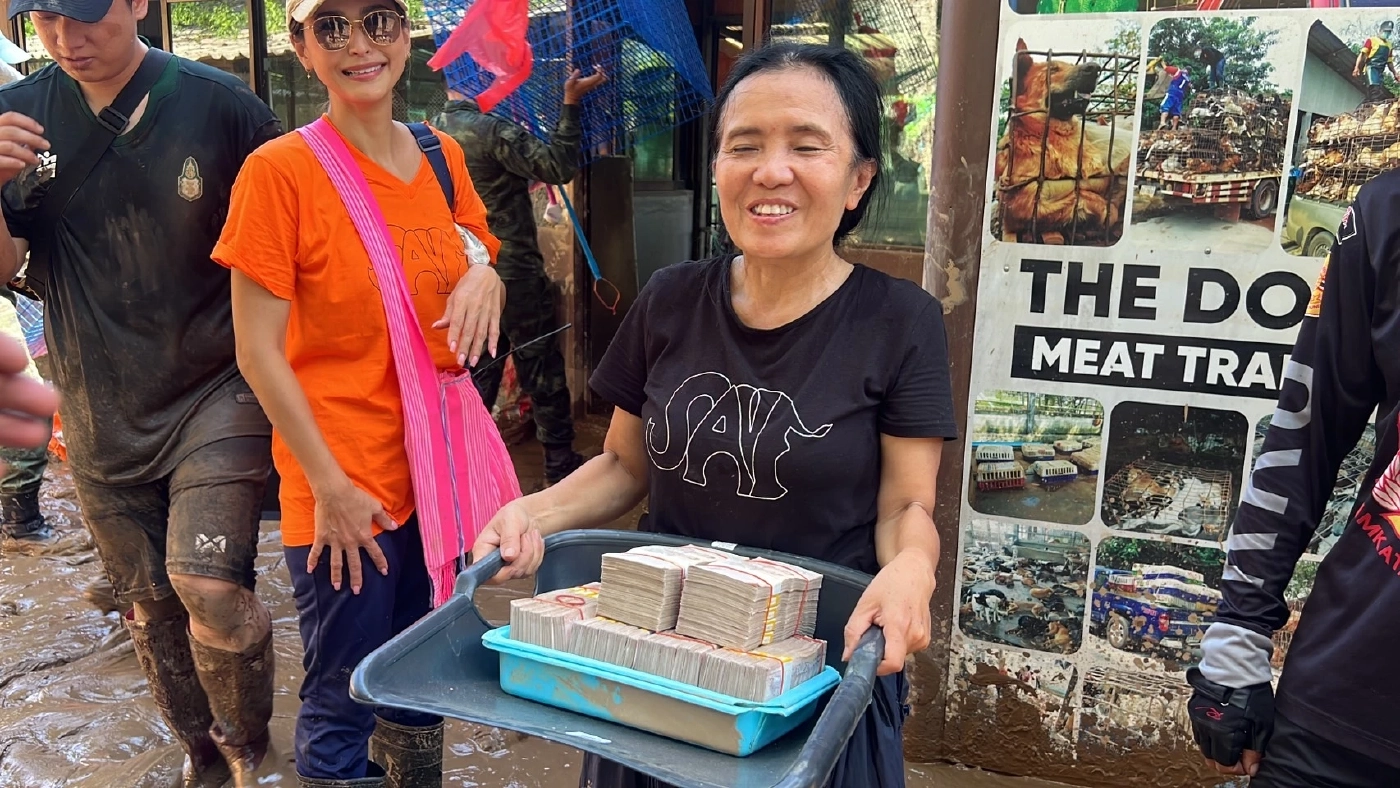 “ท็อป-ไทด์” มอบเงินบริจาค 3 ล้านบาท ให้มูลนิธิอนุรักษ์ช้างฯ(มีคลิป)