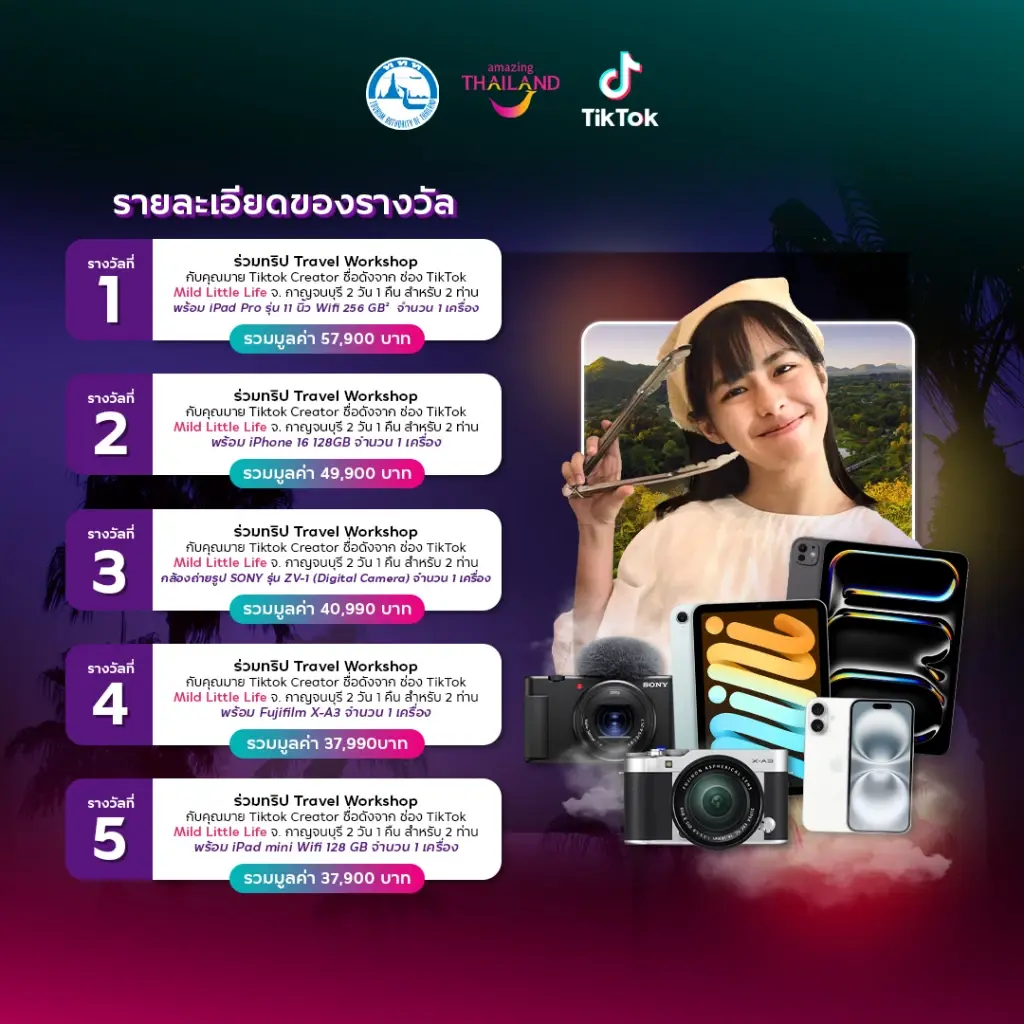 ททท. ชวนร่วมกิจกรรม Your Travel Stories ลุ้นร่วมทริป Travel Workshop
