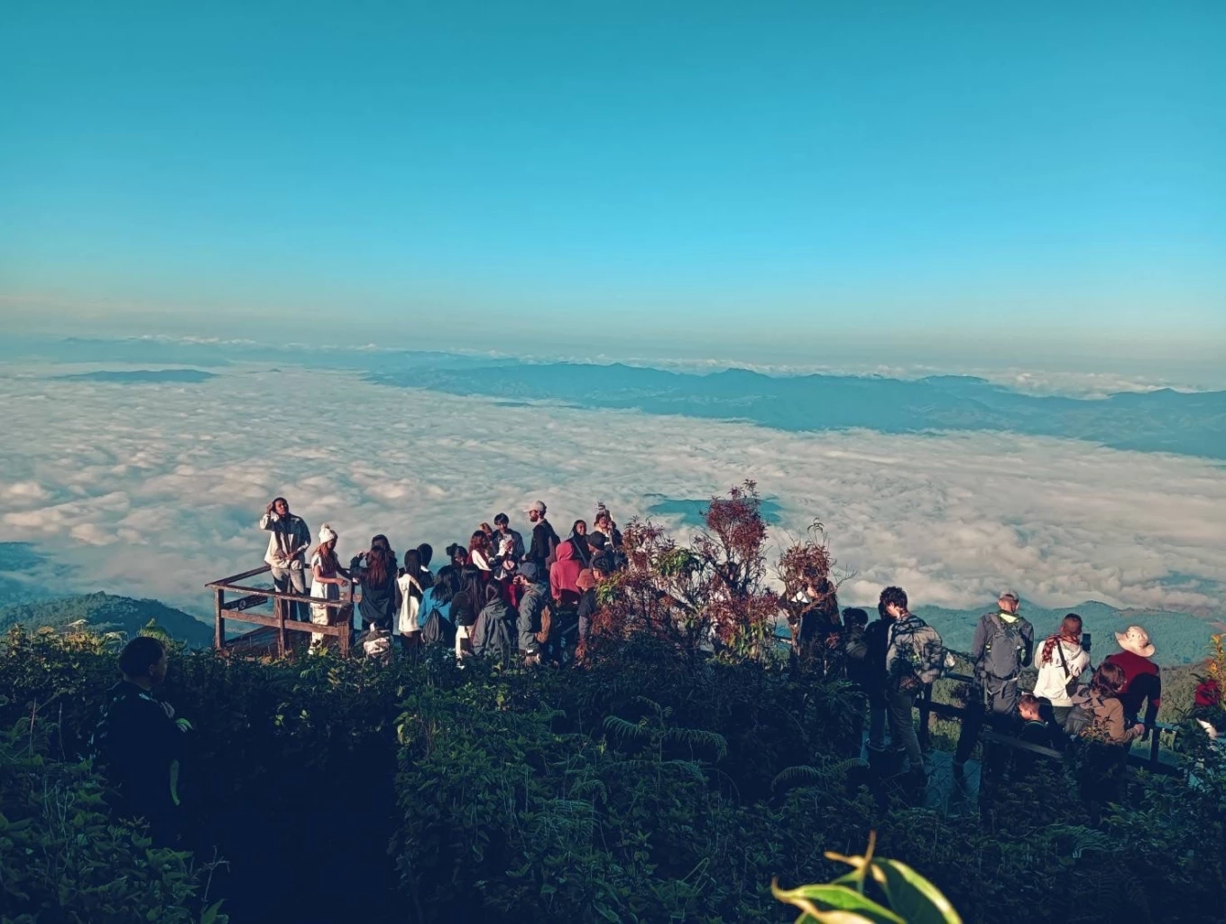 ดอยอินทนนท์คึกคัก "กิ่วแม่ปาน" เปิดวันแรก นทท.แห่ขึ้นสัมผัสหนาว ชมทะเลหมอก