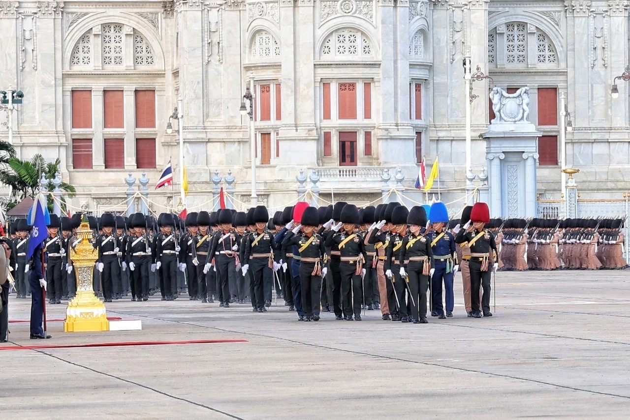 "พลเอกหญิง สมเด็จพระเจ้าลูกเธอ เจ้าฟ้าสิริวัณณวรี" ทรงร่วมซักซ้อมสวนสนาม