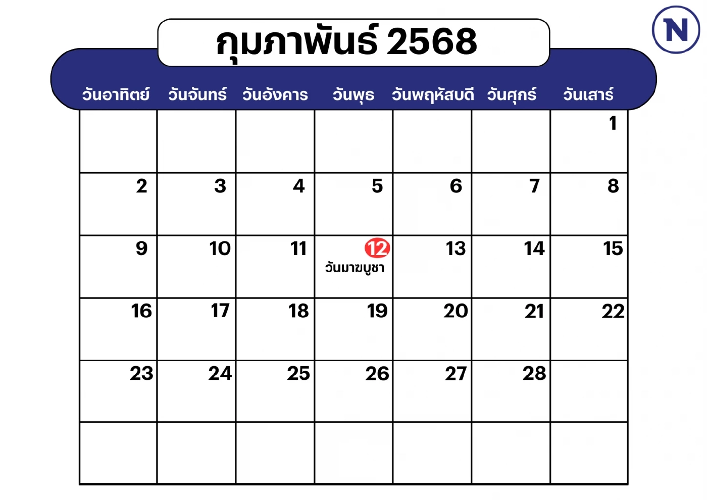 ปักหมุด! วันหยุดยาวตามปฏิทินปี 2568 เตรียมวางแผนรอเลย