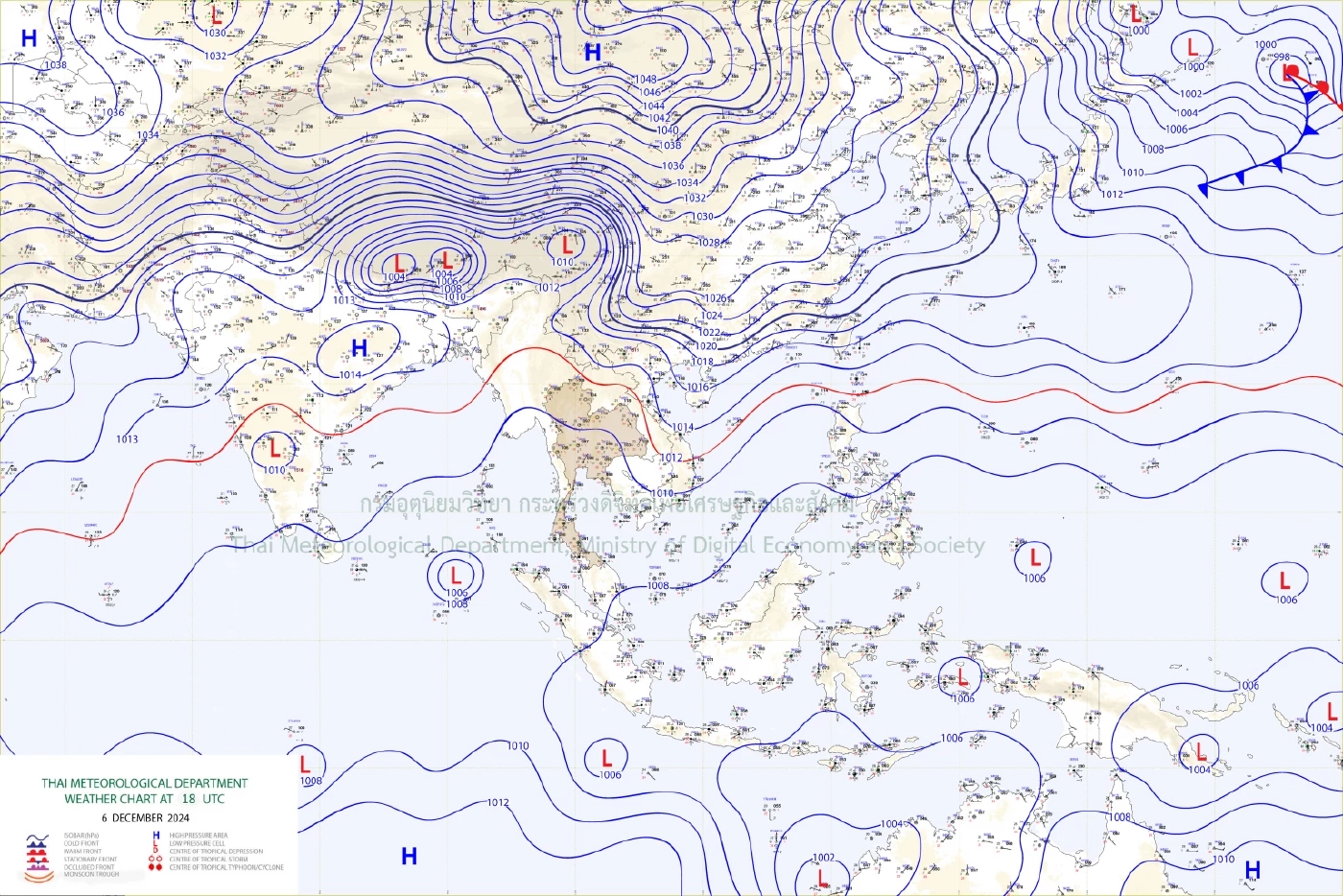 คนไทยเฮ! ลมหนาวระลอกใหม่มาแล้ว ไทยตอนบนเย็นลง 4 องศาฯ ส่วนภาคใต้ฝนลดลง