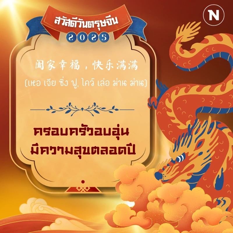 รวมคำอวยพรวันตรุษจีน ความหมายดี สร้างความเฮงรับปีใหม่จีน
