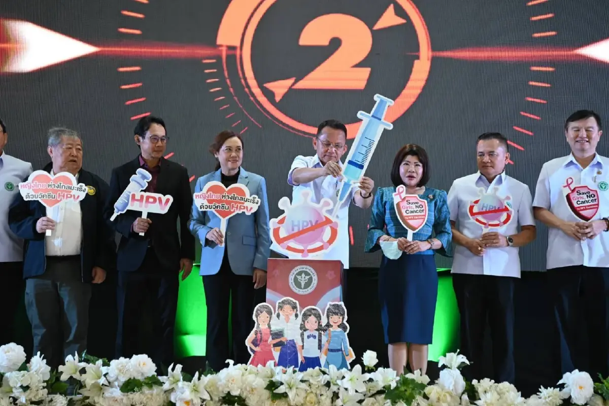 “สมศักดิ์” เผยฉีดวัคซีน HPV ไปแล้วกว่า 440,000 คน เดินหน้า Kick off เพิ่ม