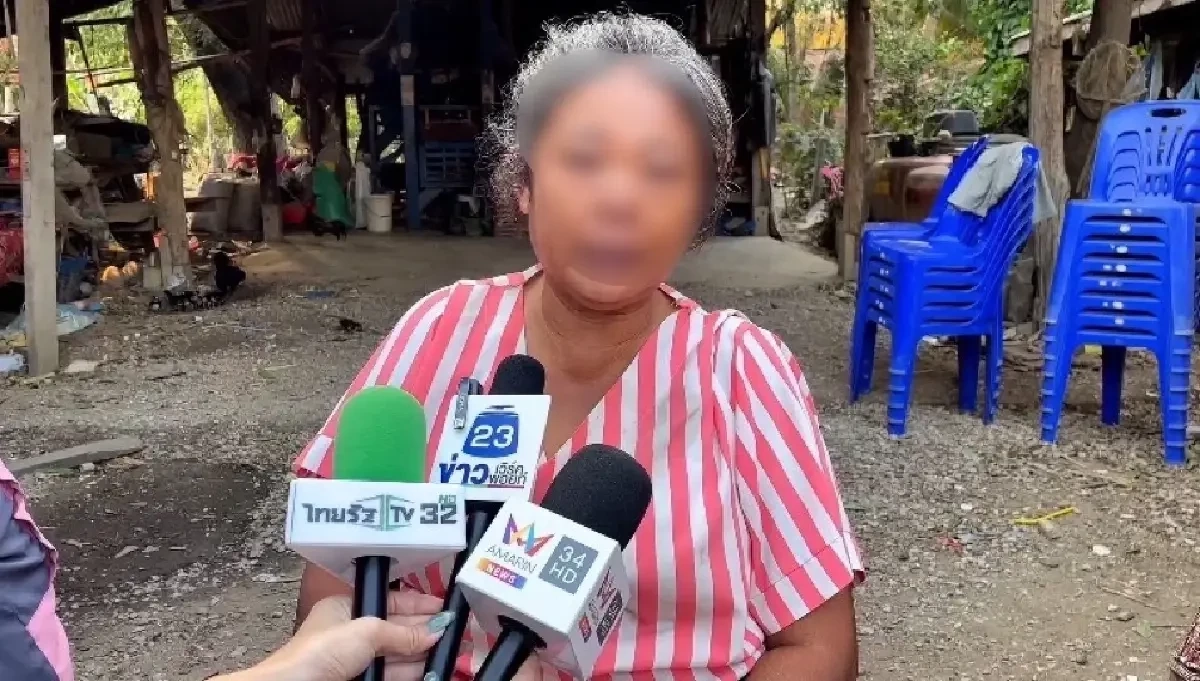 นางจำเนียร อายุ 56 ปี แม่ผู้เสียชีวิต