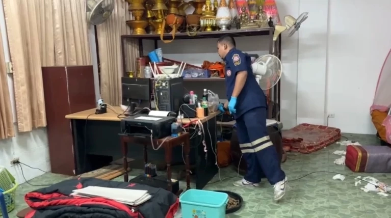 ช็อก! พระเลขาฯเจ้าอาวาสถูก พิทบูล ขย้ำมรณภาพคากุฏิ