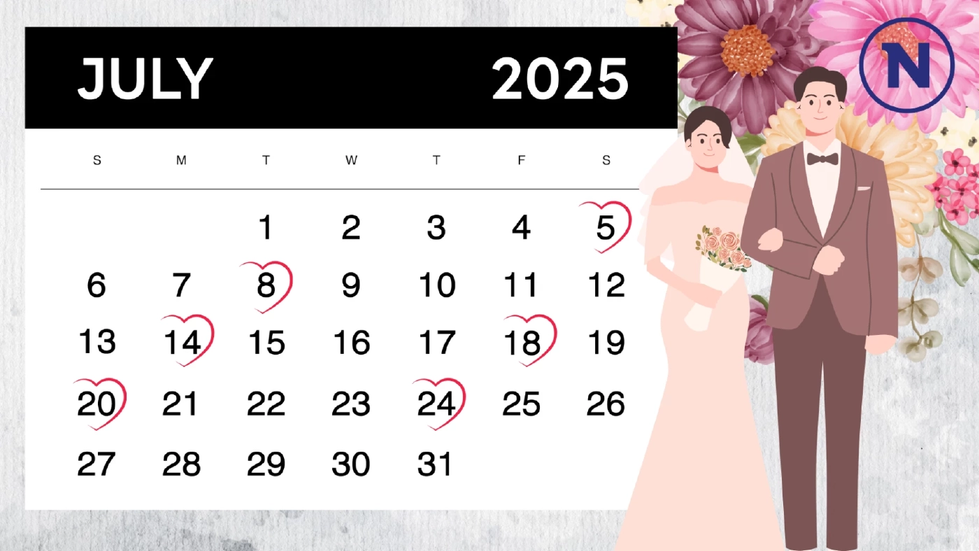 เปิด "ฤกษ์แต่งงาน 2568" จัดเต็มวันมงคล เพื่อเริ่มชีวิตคู่อย่างสวยงาม