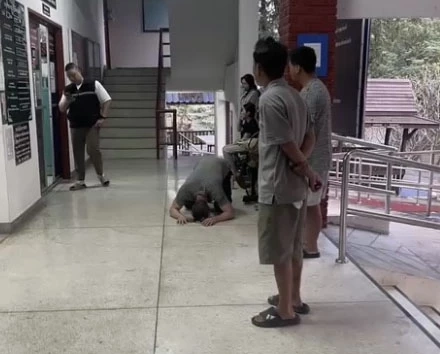 ฝรั่ง ซิ่ง จยย.วิบาก พุ่งชนป้าข้ามถนนดับ เจ้าตัวคุกเข่าก้มกราบขอโทษญาติ