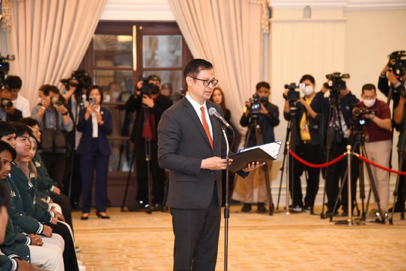 เปิดทำเนียบรับเยาวชนไทยหัวใจเดียวกันรุ่น 9ชมเป็นโครงการดีๆศาลยุติธรรม