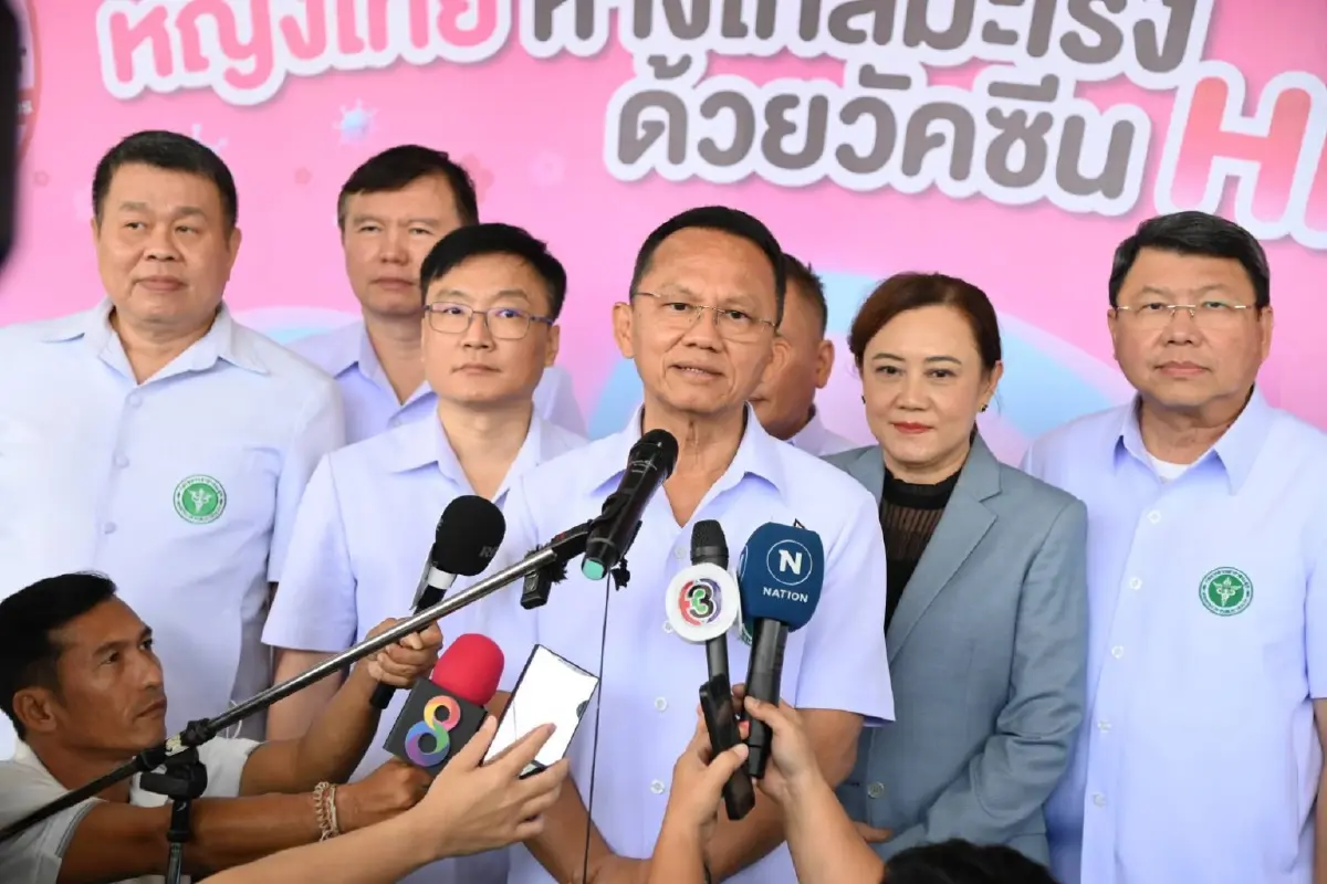 “สมศักดิ์” เผยฉีดวัคซีน HPV ไปแล้วกว่า 440,000 คน เดินหน้า Kick off เพิ่ม