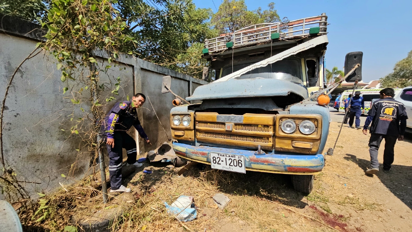 บึ้มสนั่น! ถังแก๊สอัดลูกโป่งระเบิดในงานวัด "หลวงพ่ออี๋" เจ็บสาหัส 1 ราย