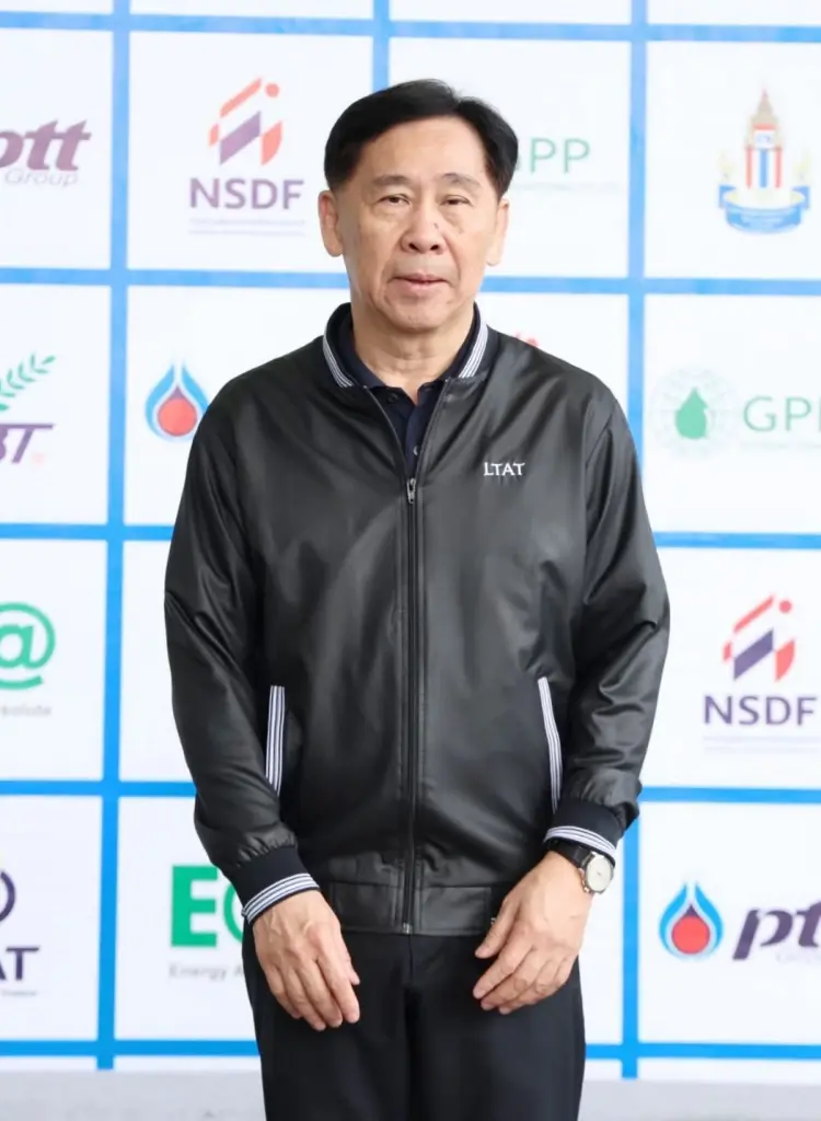 "บิ๊กสุชัย" สุชัย พรชัยศักดิ์อุดม นายกสมาคมกีฬาลอนเทนนิสแห่งประเทศไทย ในพระบรมราชูปถัมภ์ 