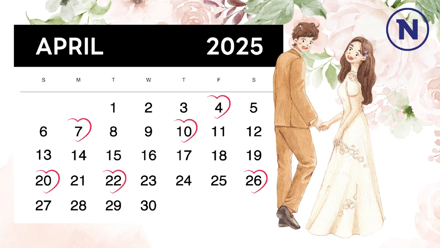 เปิด "ฤกษ์แต่งงาน 2568" จัดเต็มวันมงคล เพื่อเริ่มชีวิตคู่อย่างสวยงาม