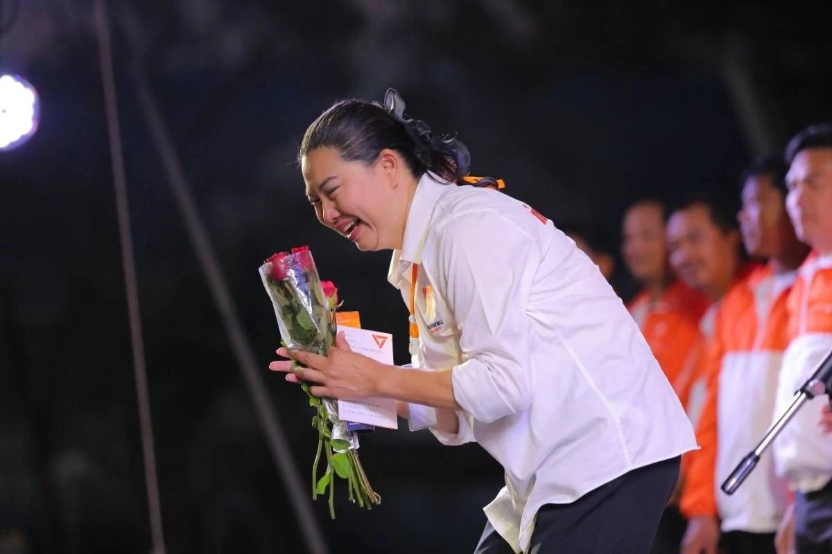 นันทิยา ลิขิตอำนวยชัย ลงเป็นผู้สมัครรับเลือกตั้งนายก อบจ.สมุทรสงคราม พรรคประชาชน เบอร์ 2