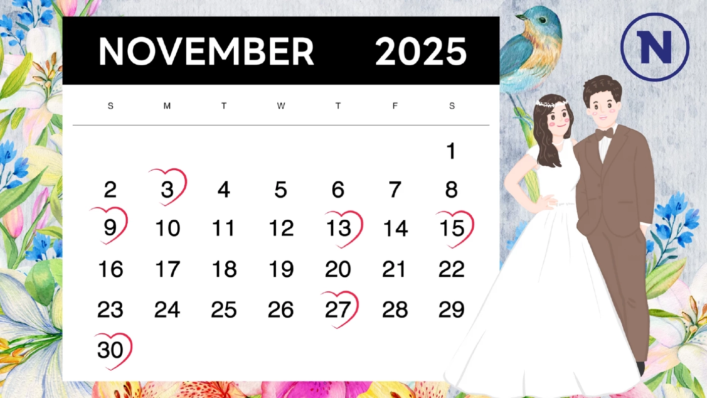 เปิด "ฤกษ์แต่งงาน 2568" จัดเต็มวันมงคล เพื่อเริ่มชีวิตคู่อย่างสวยงาม