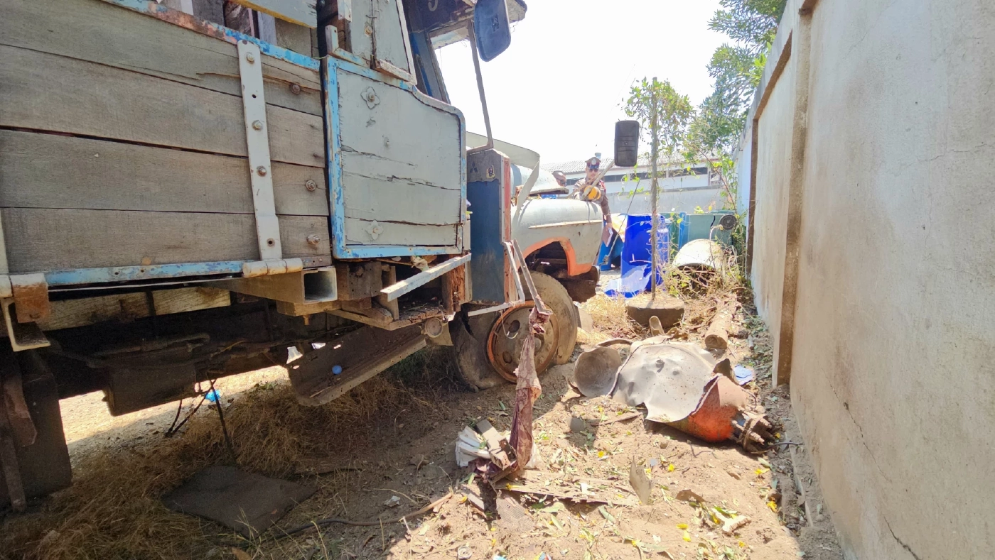 บึ้มสนั่น! ถังแก๊สอัดลูกโป่งระเบิดในงานวัด "หลวงพ่ออี๋" เจ็บสาหัส 1 ราย