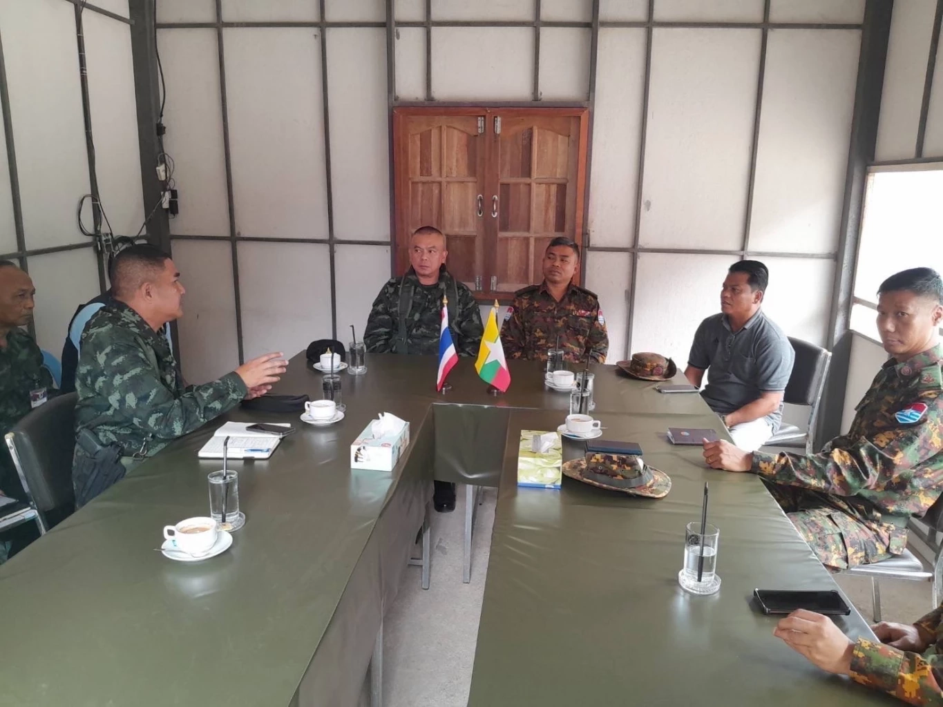 2 บิ๊กทหารชายแดน"ไทย-เมียนมา" สานสัมพันธ์ร่วมแก้ "คอลเซ็นเตอร์"