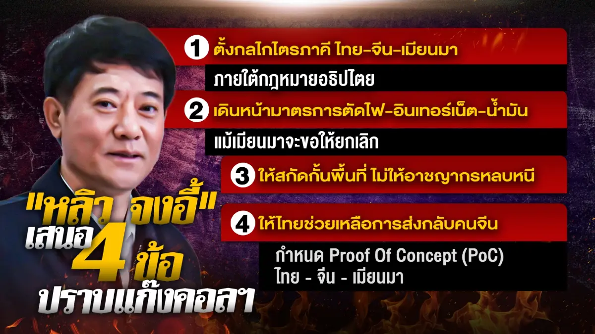 "หลิว จงอี" ถก "บิ๊กอ้วน " จับตา 4 ข้อเสนอ ปราบ"แก๊งคอลเซ็นเตอร์"