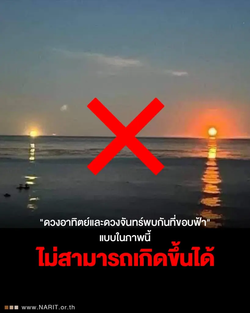 ภาพจาก : เฟซบุ๊ก NARIT สถาบันวิจัยดาราศาสตร์แห่งชาติ