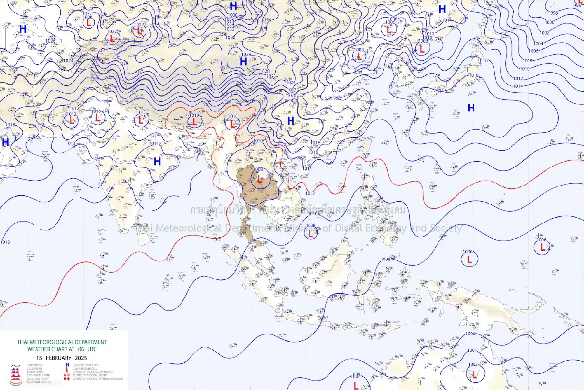 อุตุฯ เตือนฝนฟ้าคะนอง “ภาคกลาง-ตะวันออก-ปริมณฑล” รวมถึง กทม.