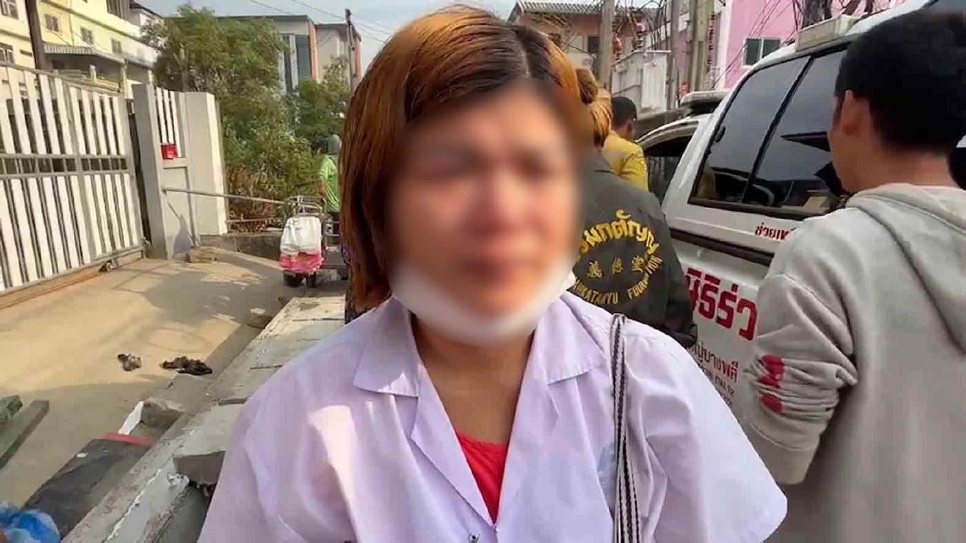 นางรามนต์ ภรรยาผู้เสียชีวิต