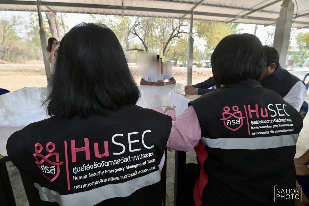 ภาพประกอบ  กระบวนการคัดกรอง ส่งกลับเหยื่อแก๊งคอลเซ็นเตอร์ 