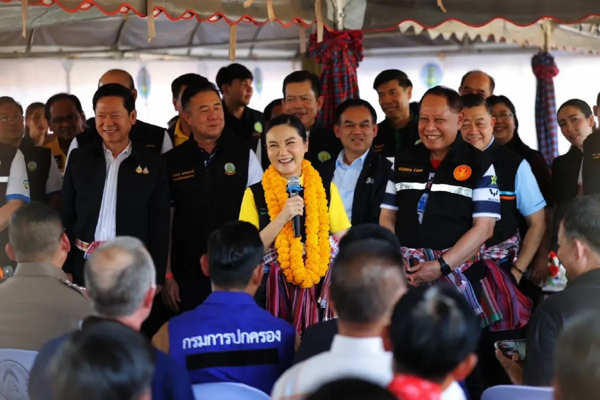 "รมว.นฤมล" ลงพื้นที่ จ.ขอนแก่น ติดตามก่อสร้างสะพาน คสล.