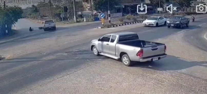 ทุกขลาภของแท้ "ผู้กองเข้ม" คดี "หวยอลเวง" 12 ล. ชน จยย.ร่างกระเด็น