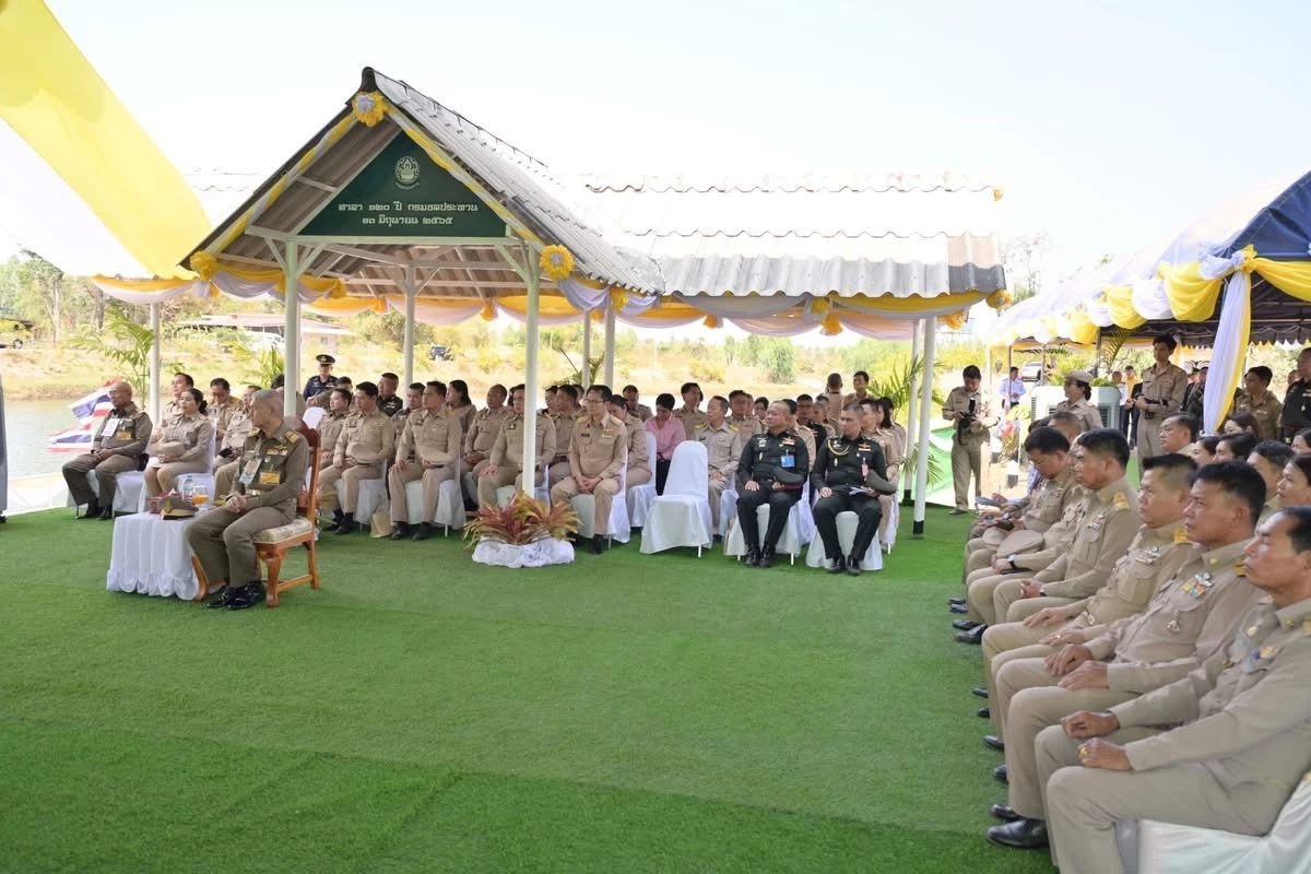 องคมนตรี ติดตามและขับเคลื่อนโครงการฝายห้วยจันลัน 2 อันเนื่องมาจากพระราชดำริ