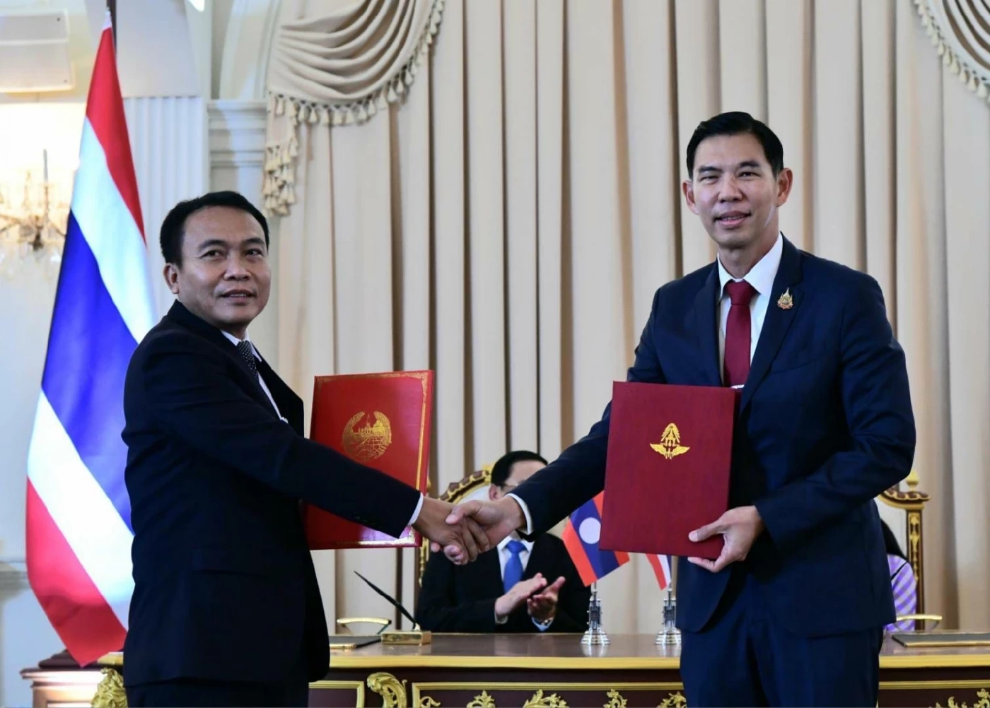 การรถไฟฯ 'ไทย – ลาว' จับมือลงนามพัฒนาเทคนิคขนส่งผู้โดยสาร