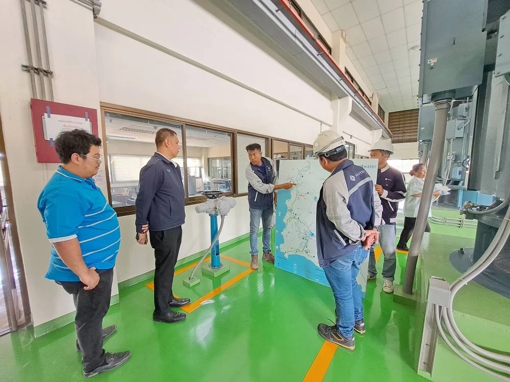 โครงการชลประทานชลบุรี เตรียมพร้อมระบบสูบผันน้ำ 3 สถานี สร้างความมั่นคงให้น้ำต้นทุนในอ่างเก็บน้ำบางพระ