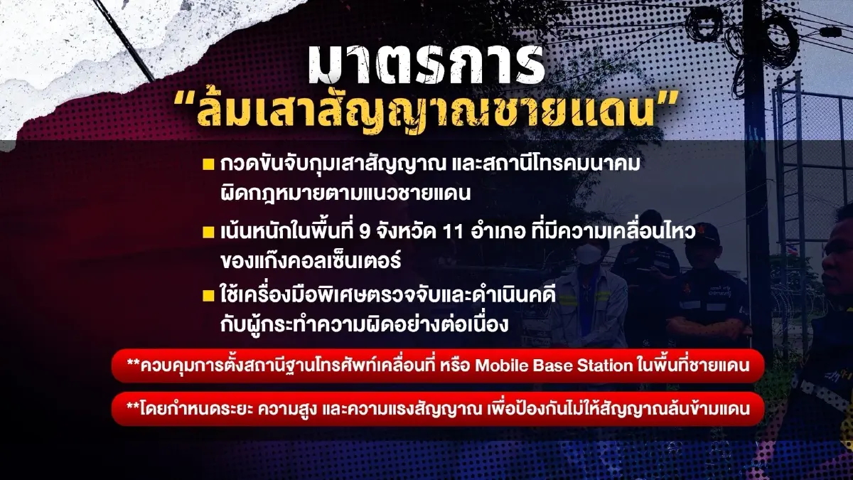 มิจฉาชีพกลายพันธุ์ หนีล้มเสา ลุยลากสายข้ามแดน!