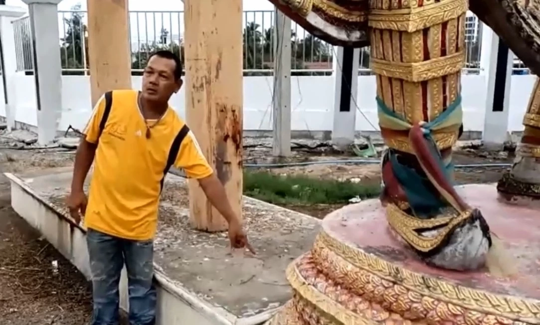 ตำรวจเร่งแกะรอยรถกระบะ ขับมาทิ้งลูกหน้าวัดสมานรัตนาราม