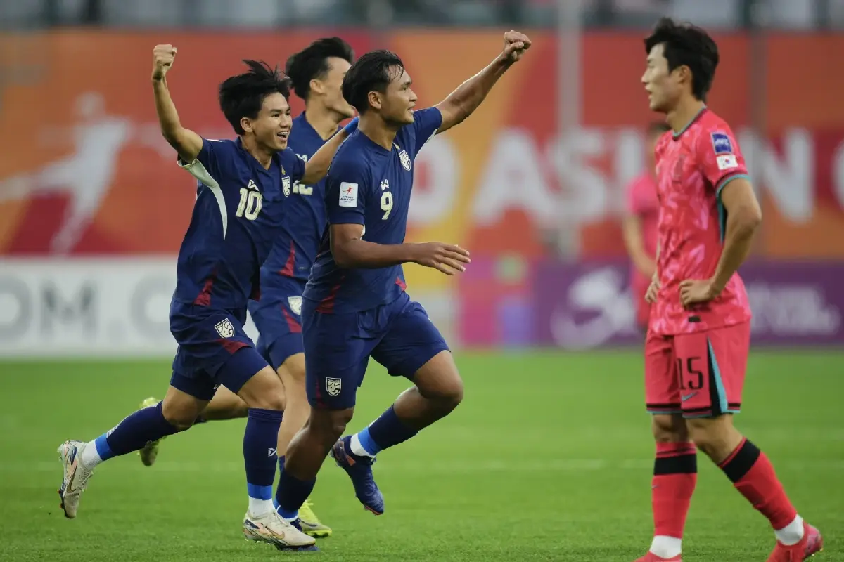 "ทีมชาติไทย U20" พ่าย เกาหลีใต้ 1-4 ศึกชิงแชมป์เอเชียนัด 2