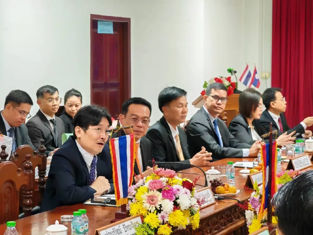 รองอสส.นำทีมอัยการไทยประชุมอัยการอัยการลาว ต่อต้านอาชญากรรมข้ามชาติ