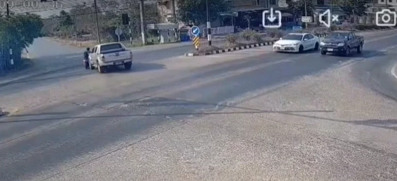 ทุกขลาภของแท้ "ผู้กองเข้ม" คดี "หวยอลเวง" 12 ล. ชน จยย.ร่างกระเด็น