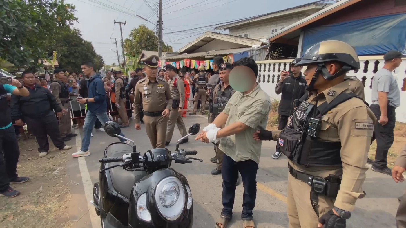 ผัวโหดบุกบ้านพ่อตา กระหน่ำแทงเมียตาย เหตุแค่เมียเร่งรัดให้หย่า