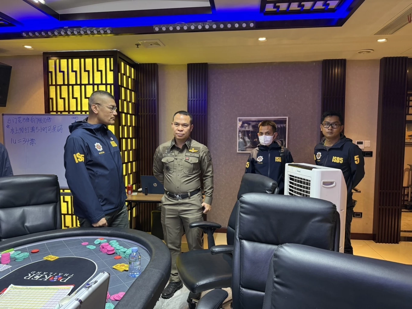 ทลายบ่อนจีนเทากลางกรุง เปิดร้านอาหารบังหน้า เงินสะพัดหลายล้าน