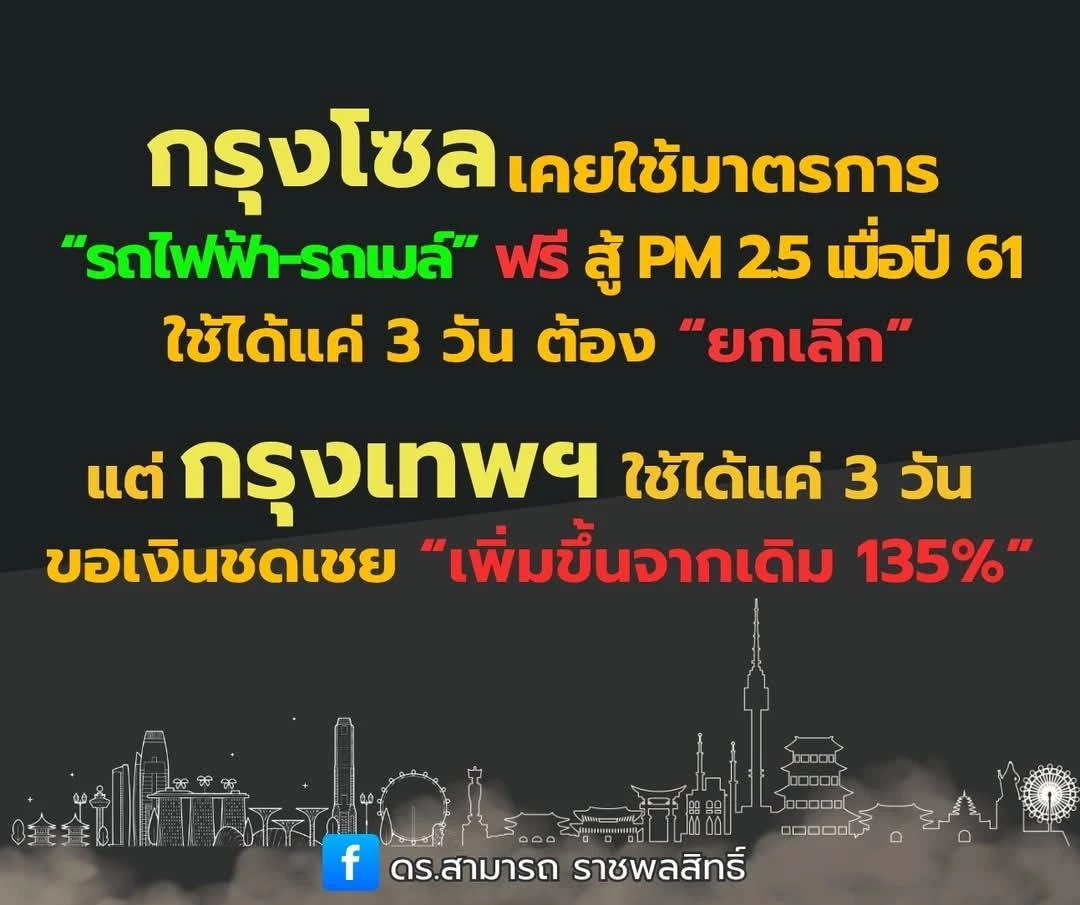 คุ้มไหม! รถไฟฟ้า-รถเมล์ "ฟรี" สู้ฝุ่นพิษ ครบ 7 วัน ถ้าคิดว่า "คุ้ม" ลุยต่อเลย!